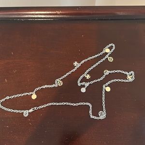 Tory Burch logo necklace